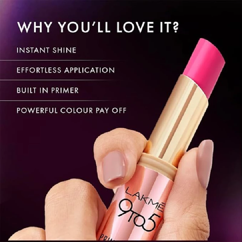 Lakme Lipstick Pink, 3.6 g-6.webp